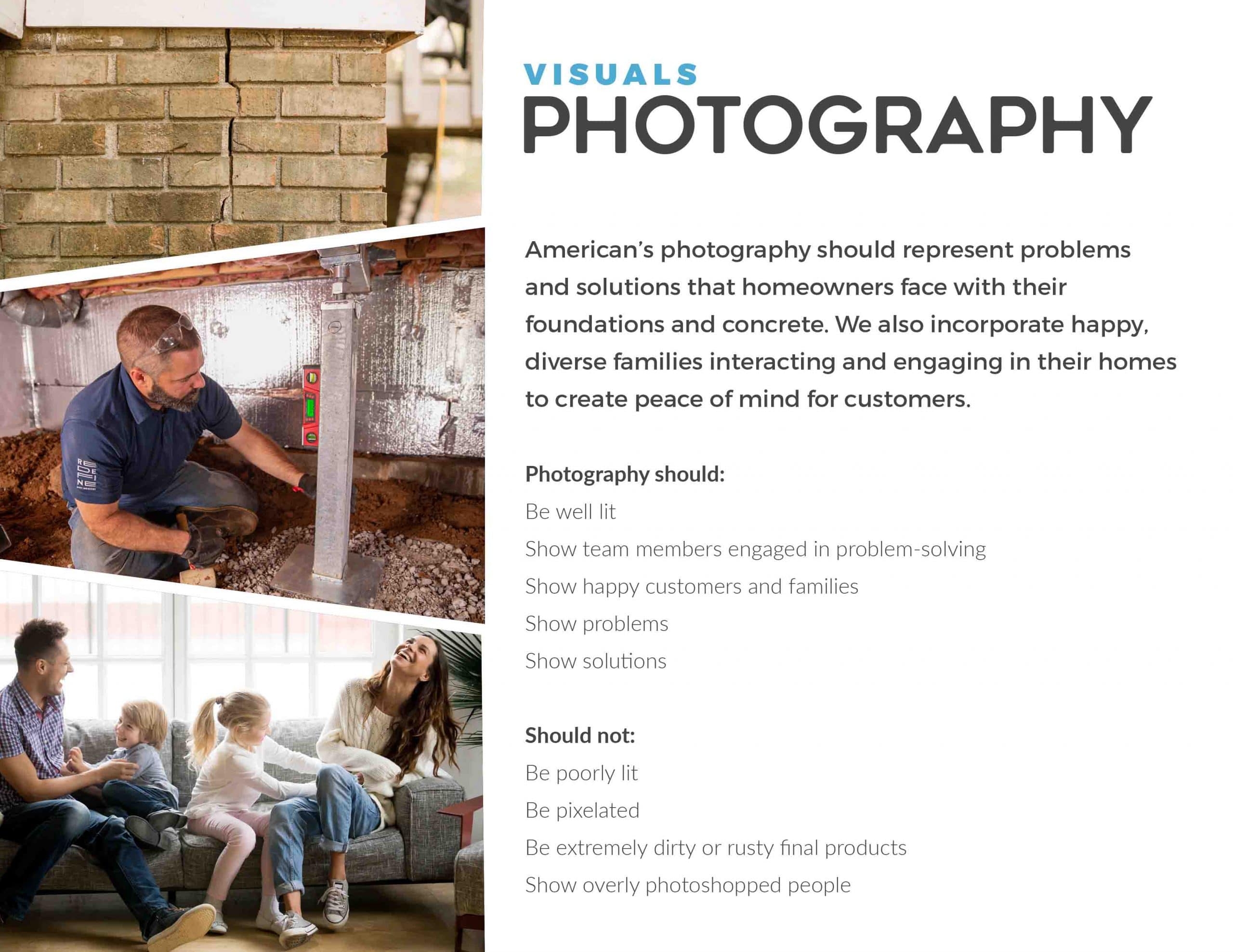 American Foundation & Waterproofing Brand Guide - Photography