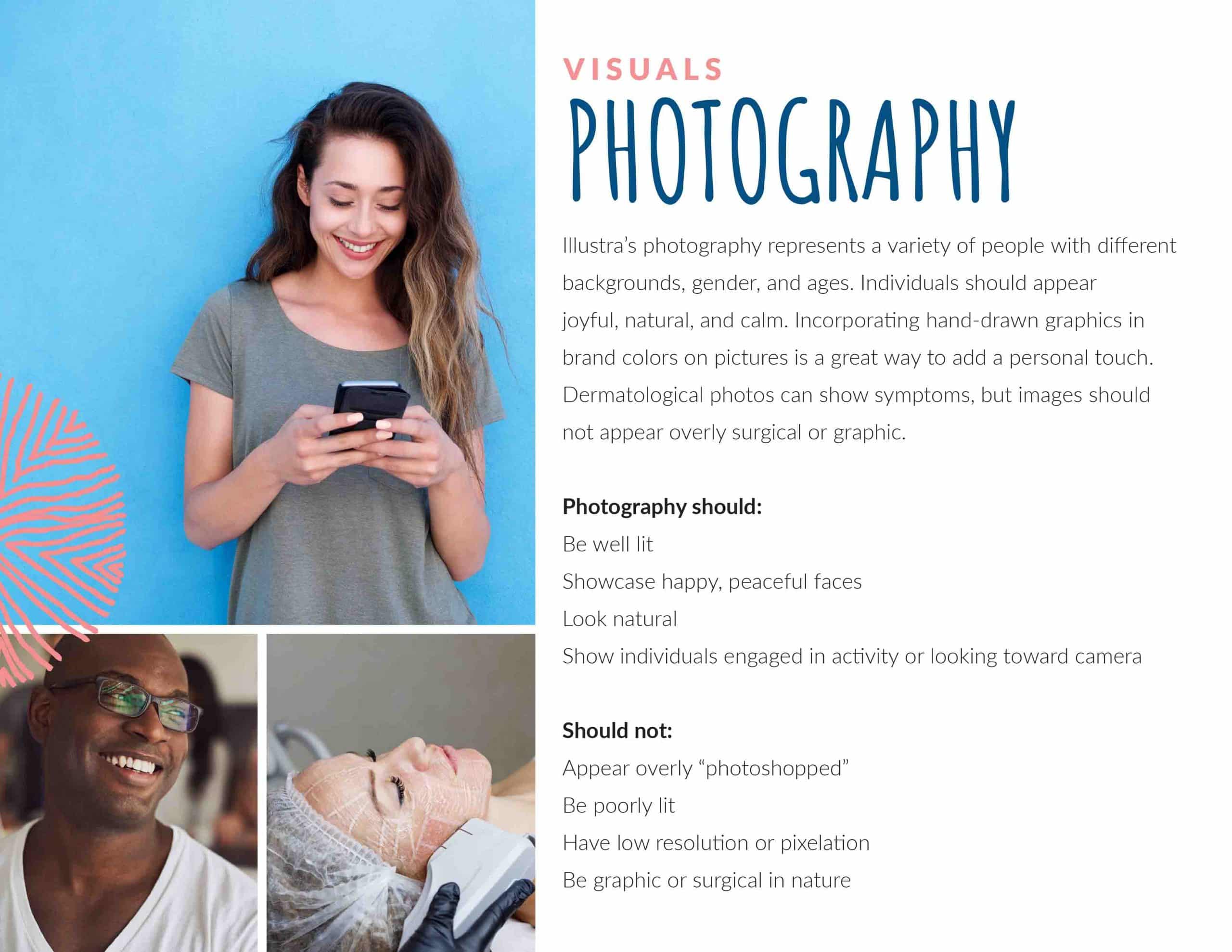 Illustra Dermatology Brand Guide - Photography
