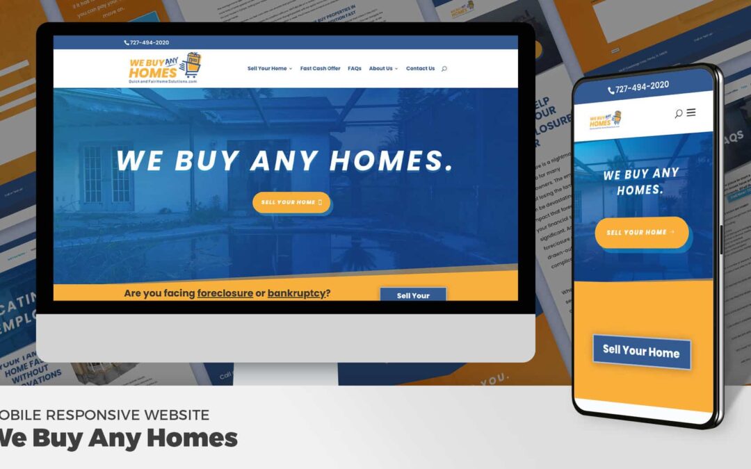 We Buy Any Homes Mobile Responsive Website